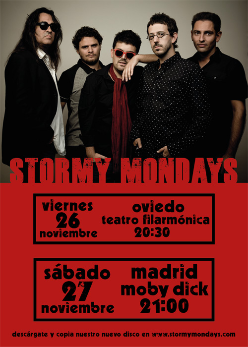 Stormy Mondays conciertos en noviembre